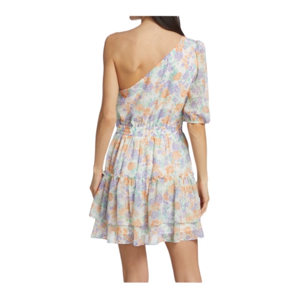 WAYF One Shoulder Floral Mini Dress - Picture 3 of 6